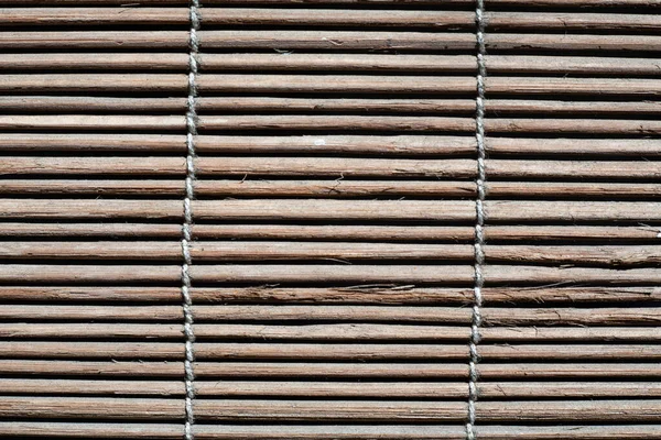 Vieja Textura Ventana Ciega Madera Bambú Fondo Sin Costura Abstracto — Foto de Stock