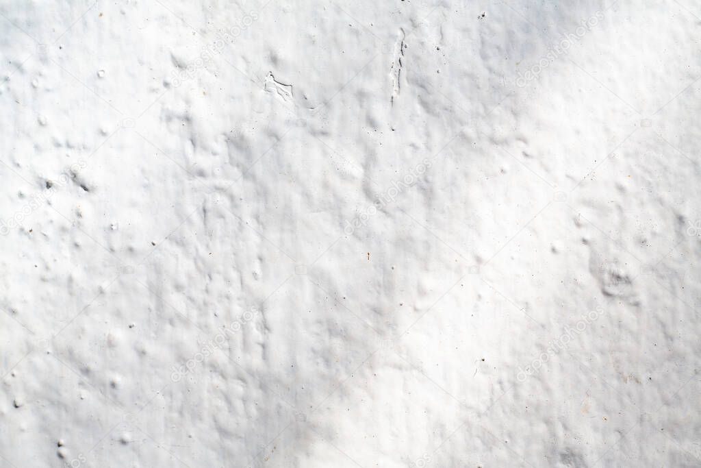 Abstract rough concrete texture background, White painted colour, Close up & Macro shot, Light & Shadow, Interior home concept
