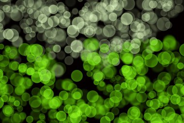 Görüntü Bokeh 'in soyut ışıkları mavi renk, Siyah Arkaplan, Parıltı, Odaklanmamış, Kusursuz polka deseni, Yaratıcı, İllüstrasyon tasarımı