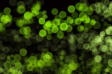 Görüntü Bokeh 'in soyut ışıkları mavi renk, Siyah Arkaplan, Parıltı, Odaklanmamış, Kusursuz polka deseni, Yaratıcı, İllüstrasyon tasarımı