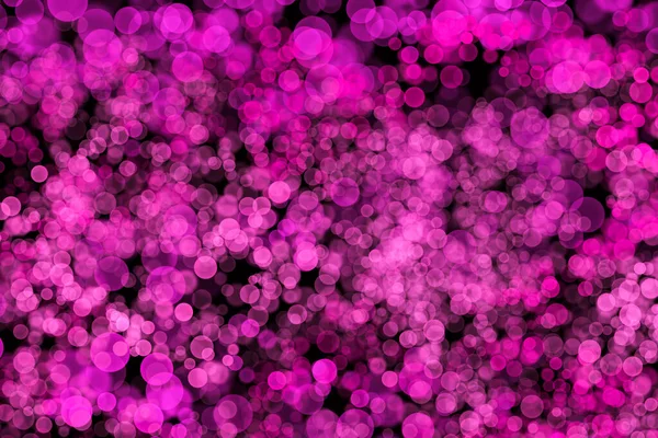 Аннотация Blur Bokeh Lights Effect Pink Colour Black Background Glitter — стоковое фото