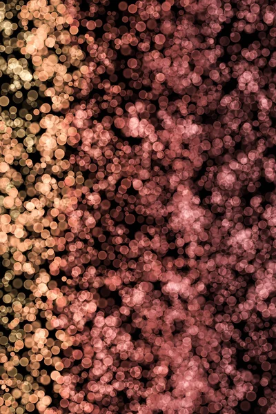Abstrakt Blur Bokeh Belyser Effekt Flamingo Färg Svart Bakgrund Glitter — Stockfoto