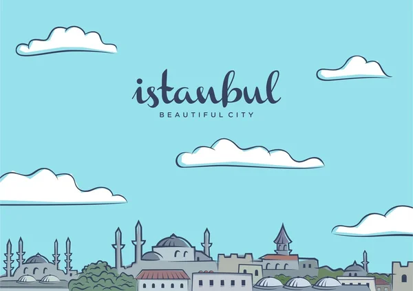İstanbul resim 1 — Stok Vektör