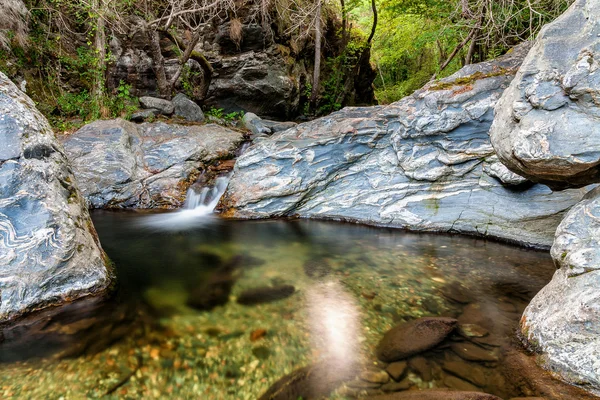 Stream between rocks in Montseny national park, Spain — Stock Photo, Image