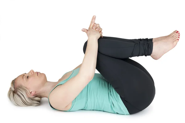 Yoga kadın yeşil position_132