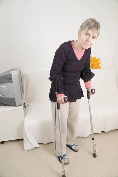 bir sopayla yürüyüş