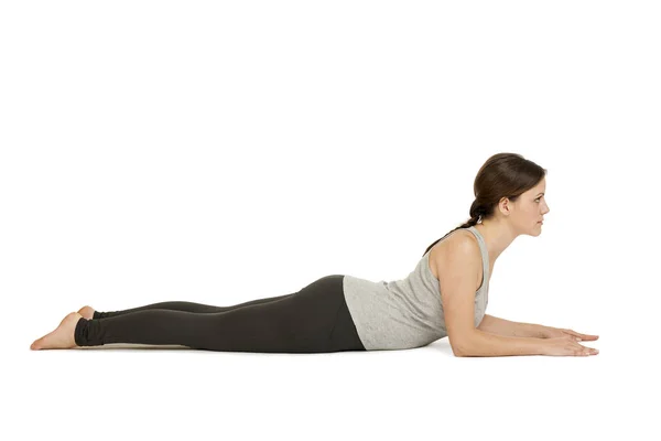 Yoga kadın gray_Salamba Bhujangasana2