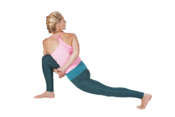 Yoga_Vira Bhadrasana_left — Stockfoto