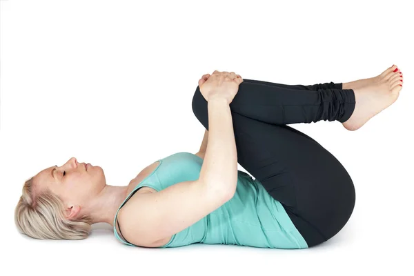 Bacaklar anlamaya yoga egzersiz