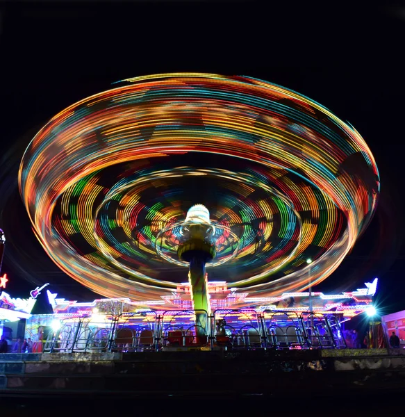 Merry-go-round in Luna park 2 Royalty Free Stock Photos