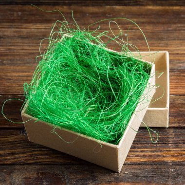 Vintage hediye kutusu sarılmış