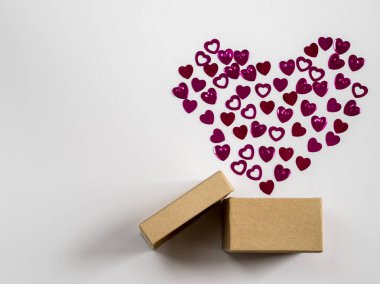 Vintage hediye kutusu sarılmış