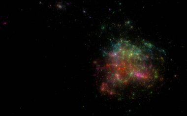 Yıldız alanı arkaplanı. Yıldızlı uzay arka plan dokusu. Renkli Yıldızlı Gece Gökyüzü Dış Uzay arkaplanı.