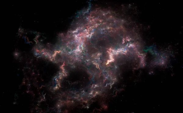 Csillagmező háttér. Csillagos külső tér háttér textúra. Színes csillagos éjszakai égbolt Külső tér háttér. — Stock Fotó