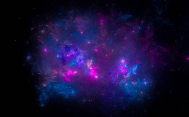 Yıldız alanı arkaplanı. Yıldızlı uzay arka plan dokusu. Renkli Yıldızlı Gece Gökyüzü Dış Uzay arkaplanı.