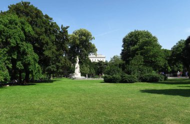 Burggarten Park de Viyana - Avusturya Hofburg Sarayı