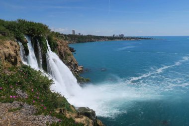 Çarpıcı manzaraya Düden Şelale de Antalya - Türkiye