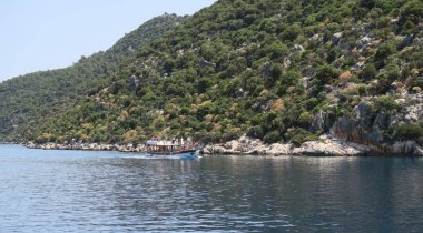 Batık kent Simena ve Kekova Adası Antalya İli, Türkiye'de