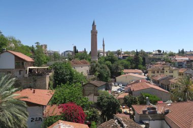 Yivli Minare Camii Antalyas Oldtown Kaleiçi, Türkiye bir dönüm noktası olduğunu