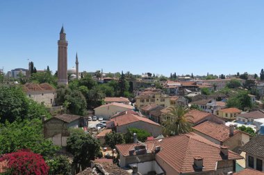 Yivli Minare Camii Antalyas Oldtown Kaleiçi, Türkiye bir dönüm noktası olduğunu