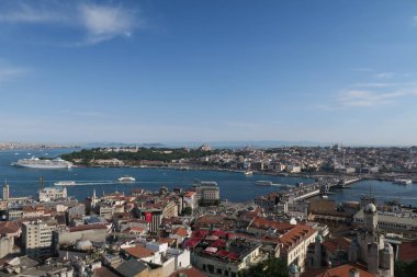 İstanbul ' da Topkapı Sarayı'nda Haliç - boğaz - yakınındaki gemi cruise