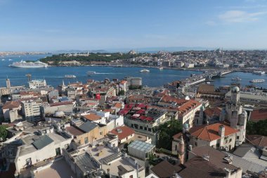 İstanbul ' da Topkapı Sarayı'nda Haliç - boğaz - yakınındaki gemi cruise
