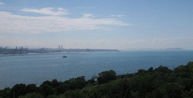 İstanbulun Oldtown Sultanahmet'te Topkapı Palace Türkiye'de görüldüğü gibi boğaz