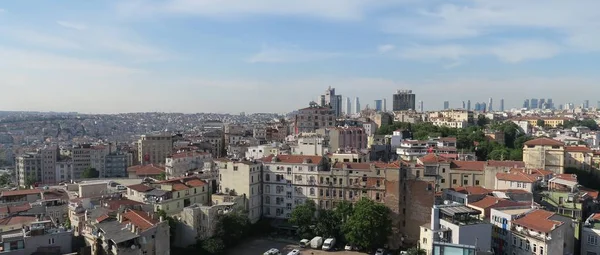İstanbul Beyoğlu ve Galata bölgesi, şehir manzarası