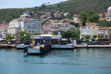 Ünlü Port Burgazada Prens Adası Marmara Denizi'nde yakınındaki Istanbul, Türkiye