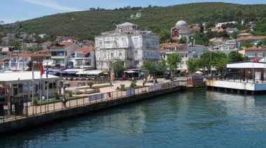 Port of Prince Island Burgazada in the Marmara Sea, near Istanbul, Turkey