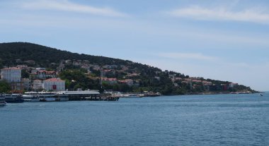 Ünlü Prens Adası Buyukada Marmara Denizi'nde yakınındaki Istanbul, Türkiye