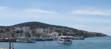 Ünlü Port adlı Prens Adası Buyukada Marmara Denizi'nde yakınındaki Istanbul, Türkiye
