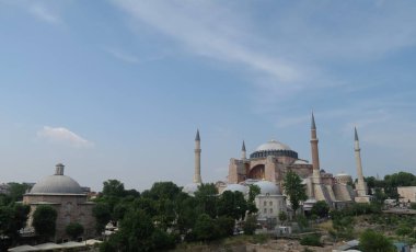 Ayasofya'nın, Hıristiyan Ortodoks Patriklik Bazilikası, imparatorluk Camii ve şimdi bir müze, Istanbul, Türkiye