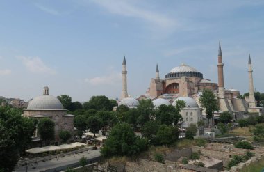 Ayasofya'nın, Hıristiyan Ortodoks Patriklik Bazilikası, imparatorluk Camii ve şimdi bir müze, Istanbul, Türkiye