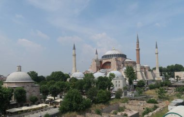 Ayasofya'nın, Hıristiyan Ortodoks Patriklik Bazilikası, imparatorluk Camii ve şimdi bir müze, Istanbul, Türkiye
