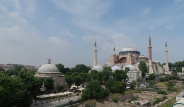 Ayasofya'nın, Hıristiyan Ortodoks Patriklik Bazilikası, imparatorluk Camii ve şimdi bir müze, Istanbul, Türkiye