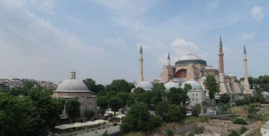 Ayasofya'nın, Hıristiyan Ortodoks Patriklik Bazilikası, imparatorluk Camii ve şimdi bir müze, Istanbul, Türkiye