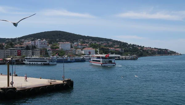이스탄불, 터키 근처 Marmara 바다에 왕자 섬 Buyukada에 포트 — 스톡 사진