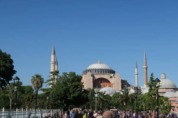 Célèbre Hagia Sophia Museum Cathedral-Mosque à Istanbul, Turquie — Photo
