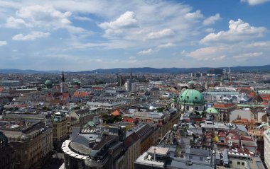 Manzarası Austrias başkenti Viyana'da ilk bölgesinin