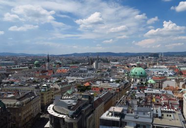 Manzarası Austrias başkenti Viyana'da ilk bölgesinin