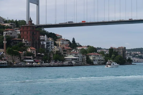 Fatih Sultan Mehmet bron - andra Bosphorusbridge i Istanbul, Turkiet — Stockfoto