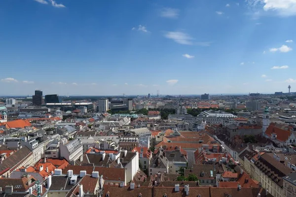 Skyline pierwszej dzielnicy Austrias stolicy Vienna — Zdjęcie stockowe