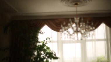 Kristalleri ile güzel avize