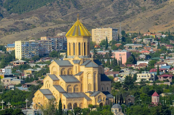 Sameba katedrális templom. Tbilisi, Grúzia — Stock Fotó