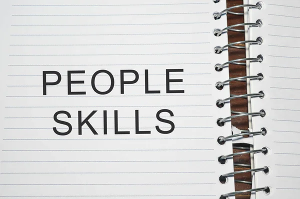 people skills written on white paper