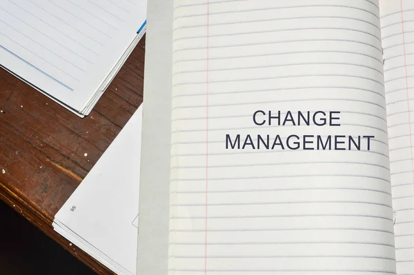 Change Management Written White Paper — Stock Photo, Image