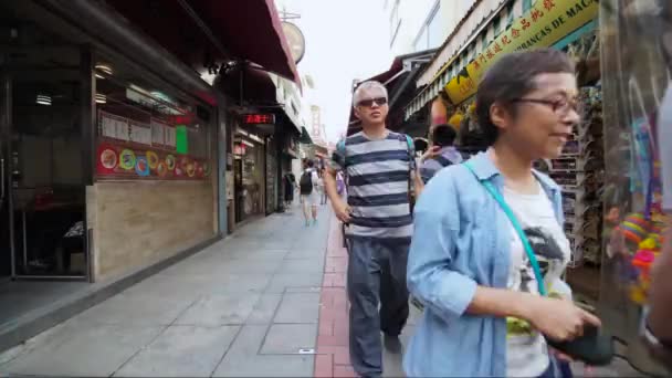 Timelapse w starych Taipa, Macau — Wideo stockowe