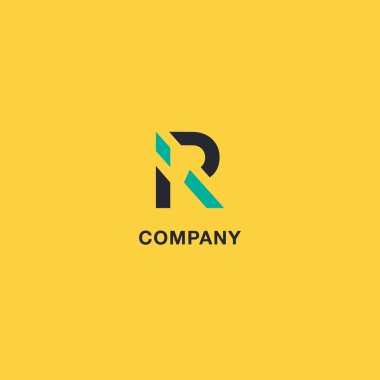 R Letter logo, Icon vector