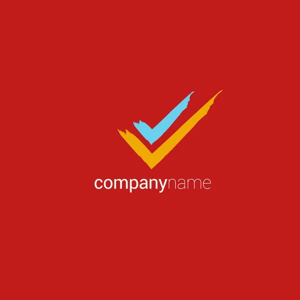 V carta logo diseño vector —  Fotos de Stock